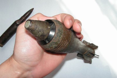 В Шахтах в парке найдены минометные мины времен Великой Отечественной войны