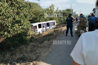 ДТП с автобусом и грузовиком в Ростовской области