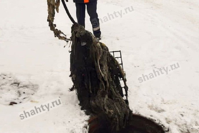 В Шахтах достали очередного «монстра» из под земли