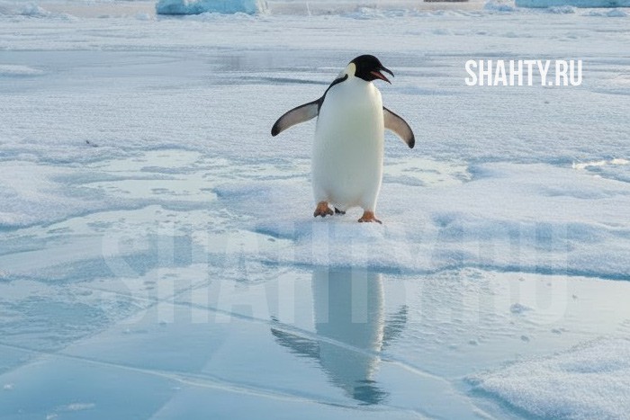 В Шахтах на дорогах и тротуарах местами «гольный лед»