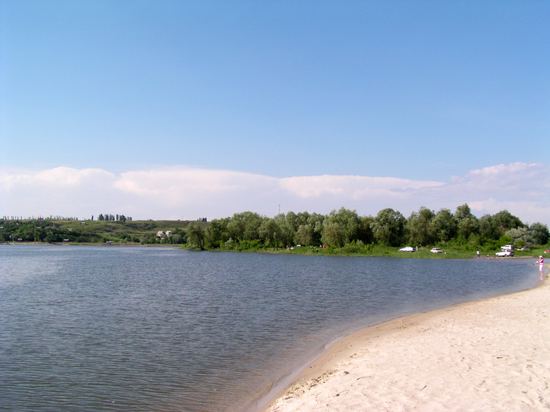 Пляж в Мелиховке