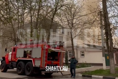 Загорелся дом в самом центре г. Шахты на проспекте Пушкина