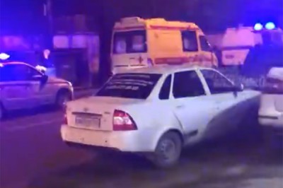 Lada Granta задавила мужчину на «зебре» в Ростове [Видео]