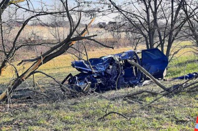 Погибли подростки, врезавшись в дерево на «Приоре»