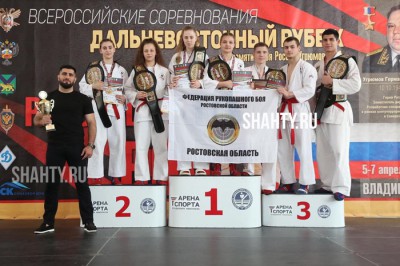 Спортсмены из Шахт заняли 6 первых мест по рукопашному бою во Владивостоке