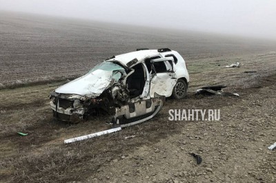 Погиб водитель Renault Duster в ДТП с тонаром на трассе Волгоград — Каменск-Шахтинский — Луганск