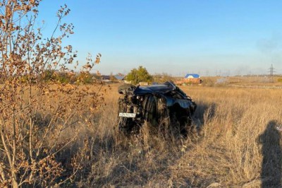 «Приора» опрокинулась на трассе Ростов — Таганрог: двое погибли