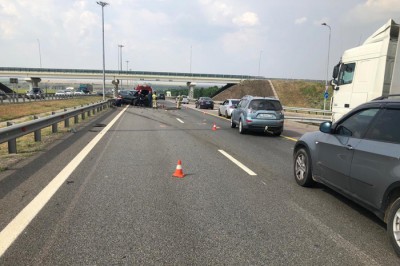 Погиб водитель Audi Q7: в него влетел КАМАЗ на трассе М-4 «Дон»
