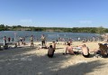 В Шахтах забит пляж на пруду 20 лет РККА, хотя купание запрещено