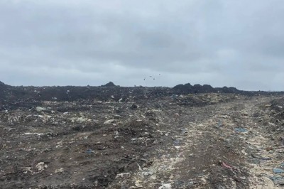 Потушен мусорный полигон в станице Багаевской