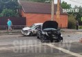 В г. Шахты столкнулись две Lada Granta на перекрестке: пострадал водитель