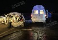 Погибли водитель и пассажир: МАЗ раздавил Geely, стоявшую на трассе в Ростовской области