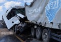 Столкнулись две фуры и тягач на трассе М-4 в Ростовской области: пострадал водитель