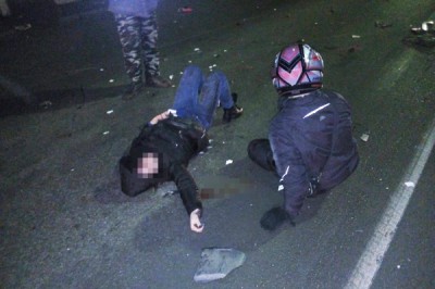 ДТП в «Камнях» под Шахтами: девушка с парнем на мотоцикле столкнулись с «Нивой»