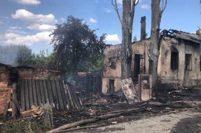 Погиб мужчина в Шахтах при пожаре на улице Фисунова