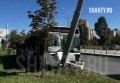 Автобус в Ростове врезался в столб