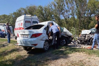 Тройное ДТП на трассе Майский г. Шахты — Новошахтинск: погибли двое пассажиров
