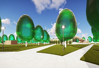 Сухой фонтан и амфитеатр появятся в Шахтах [Фото]