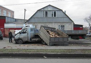 «Газель» протаранила грузовик в г. Шахты на проспекте Чернокозова