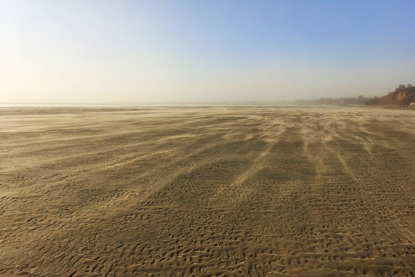 Таганрогский залив обмелел из-за шквалистого ветра [Видео]