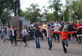 В городе Шахты завершился проект «Зарядка» [Фото]