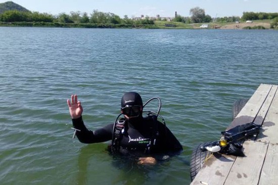 В г. Шахты подготовили для купания пруд 20 лет РККА