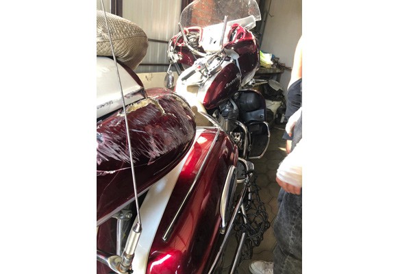 ДТП под Шахтами на трассе М-4: в мотоцикл отлетела покрышка от фуры