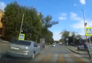Сбили на «зебре» школьника — жесткое видео