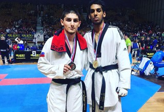 Давид Назарян из г. Шахты по-взрослому вошел в сборную России по тхэквондо