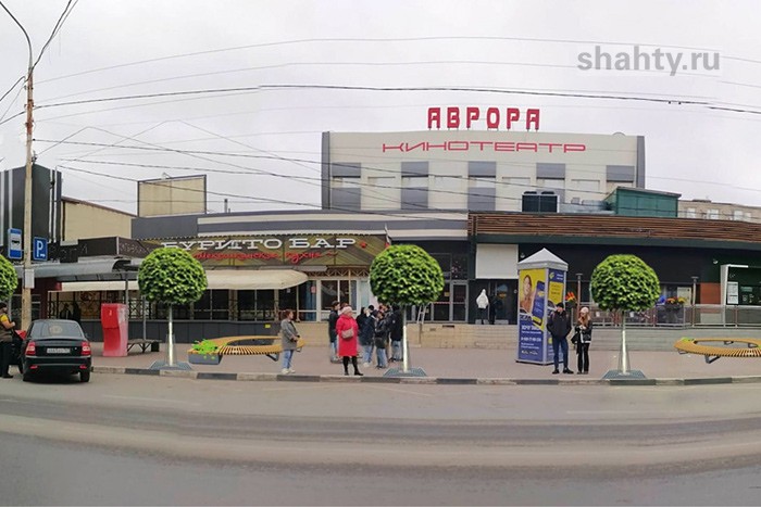 В Шахтах высадят клены вместо старых елей перед кинотеатром «Аврора»