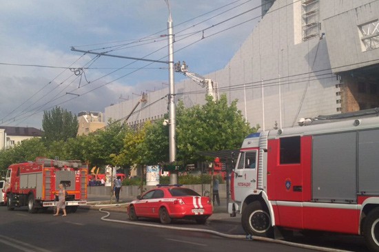 Рассказали о последствиях пожара в Музыкальном театре в Ростове [Видео]