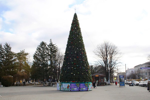 В г. Шахты назвали дату открытия городской новогодней елки