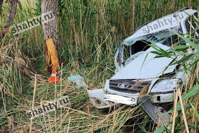 Разбился насмерть водитель «Лады Ларгус»: машина влетела в дерево и перевернулась