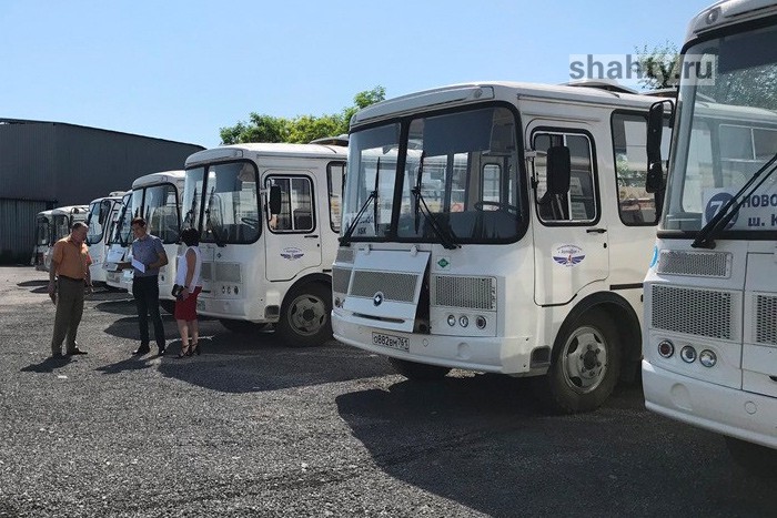 Парк автобусов в городе Шахты обновился за год на три четверти