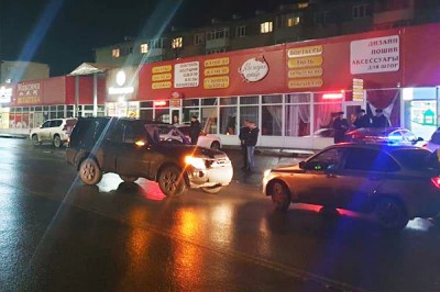 В г. Шахты сбил человека внедорожник Mitsubishi Pajero