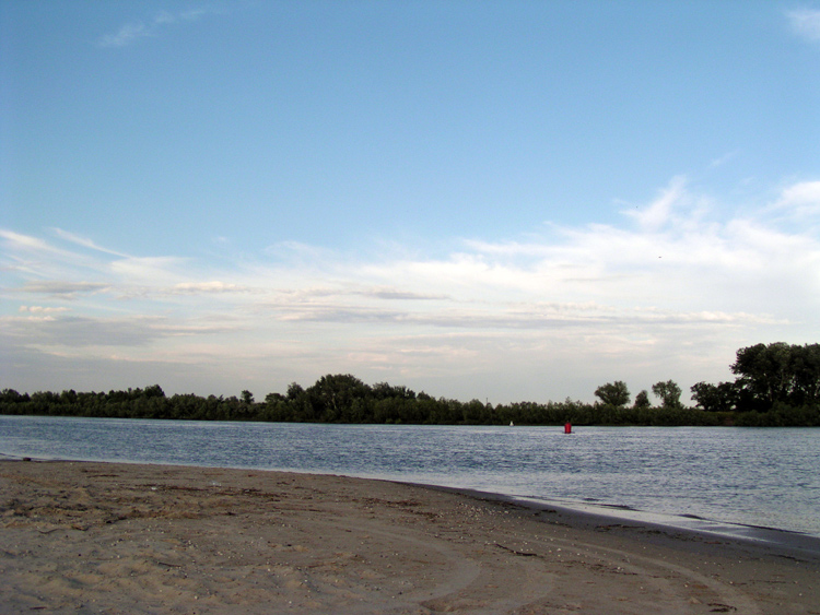Пляж в Мелиховке, Дон - Шахты