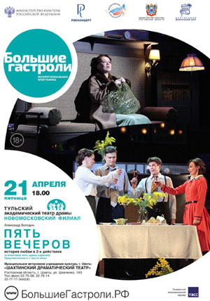 Спектакль Пять вечеров — , г. Шахты